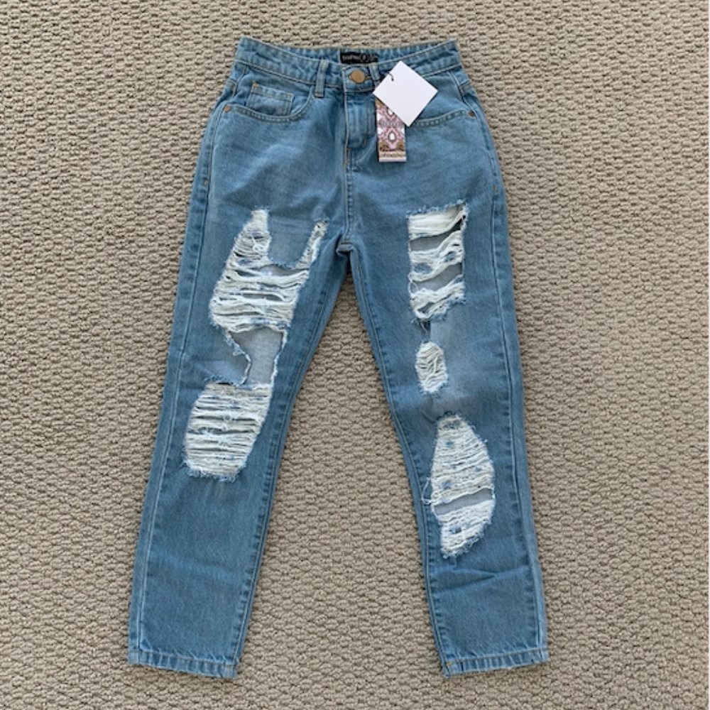 Boohoo Super Ripped Boyfriend Jeans